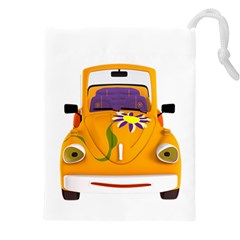 Car-transportation-cartoon-comic Drawstring Pouch (4xl) by 99art