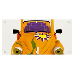 Car-transportation-cartoon-comic Banner And Sign 6  X 3  by 99art