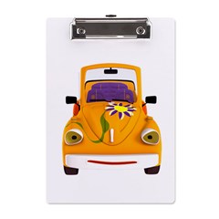 Car-transportation-cartoon-comic A5 Acrylic Clipboard by 99art