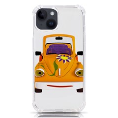 Car-transportation-cartoon-comic Iphone 14 Tpu Uv Print Case by 99art