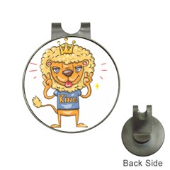 Animation-lion-animals-king-cool Hat Clips With Golf Markers by 99art