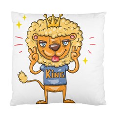 Animation-lion-animals-king-cool Standard Cushion Case (one Side) by 99art