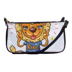 Animation-lion-animals-king-cool Shoulder Clutch Bag by 99art