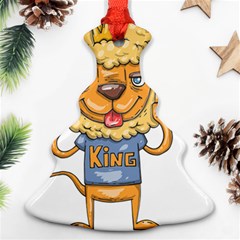 Animation-lion-animals-king-cool Ornament (christmas Tree)  by 99art