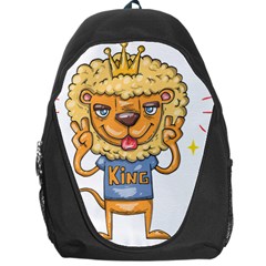 Animation-lion-animals-king-cool Backpack Bag by 99art