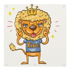 Animation-lion-animals-king-cool Banner And Sign 4  X 4  by 99art