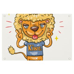 Animation-lion-animals-king-cool Banner And Sign 6  X 4  by 99art