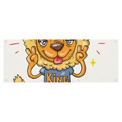 Animation-lion-animals-king-cool Banner And Sign 8  X 3  by 99art