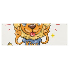 Animation-lion-animals-king-cool Banner And Sign 12  X 4  by 99art