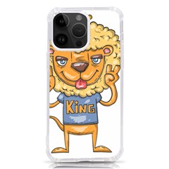 Animation-lion-animals-king-cool Iphone 14 Pro Max Tpu Uv Print Case by 99art