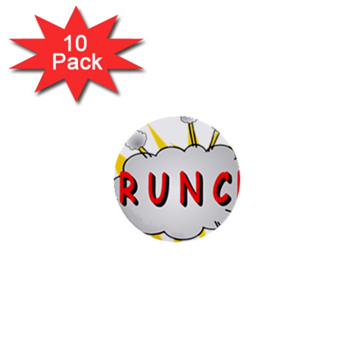 Comic-noise-paleness-explosion 1  Mini Buttons (10 pack) 