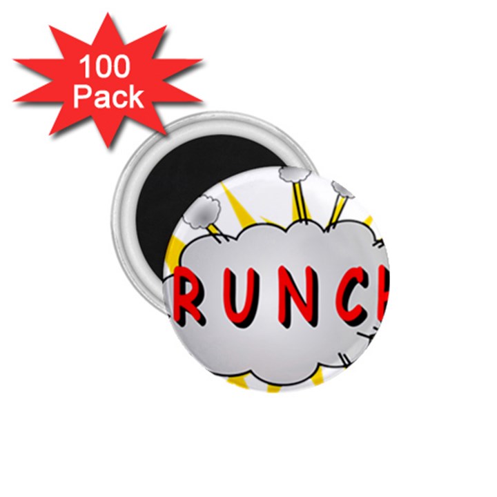 Comic-noise-paleness-explosion 1.75  Magnets (100 pack) 