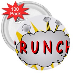 Comic-noise-paleness-explosion 3  Buttons (100 Pack)  by 99art