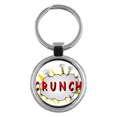 Comic-noise-paleness-explosion Key Chain (round) by 99art