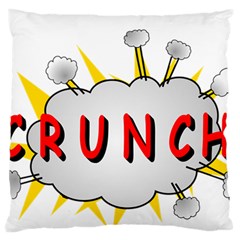 Comic-noise-paleness-explosion Large Premium Plush Fleece Cushion Case (one Side) by 99art