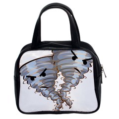 Tornado-twister-angry-comic Classic Handbag (two Sides) by 99art