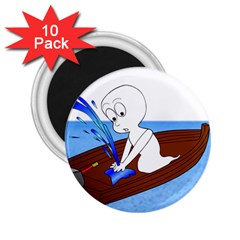 Spirit-boat-funny-comic-graphic 2 25  Magnets (10 Pack)  by 99art