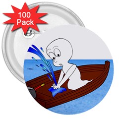 Spirit-boat-funny-comic-graphic 3  Buttons (100 Pack)  by 99art