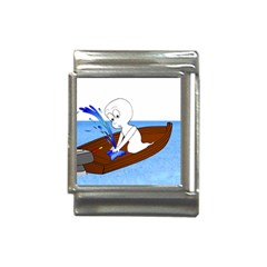 Spirit-boat-funny-comic-graphic Italian Charm (13mm) by 99art