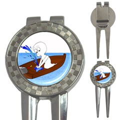 Spirit-boat-funny-comic-graphic 3-in-1 Golf Divots by 99art