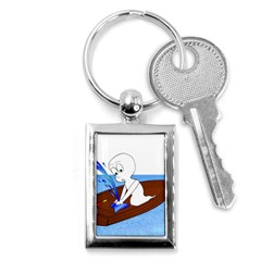 Spirit-boat-funny-comic-graphic Key Chain (rectangle) by 99art