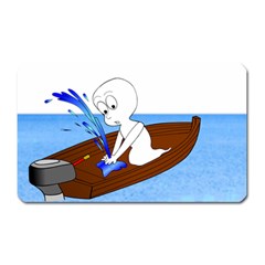 Spirit-boat-funny-comic-graphic Magnet (rectangular) by 99art