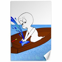 Spirit-boat-funny-comic-graphic Canvas 20  X 30  by 99art