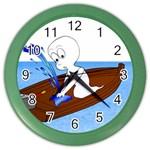 Spirit-boat-funny-comic-graphic Color Wall Clock Front