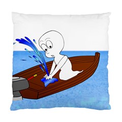 Spirit-boat-funny-comic-graphic Standard Cushion Case (one Side) by 99art