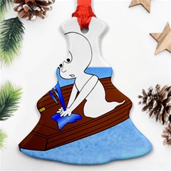 Spirit-boat-funny-comic-graphic Ornament (christmas Tree)  by 99art