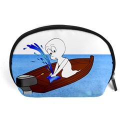 Spirit-boat-funny-comic-graphic Accessory Pouch (large) by 99art