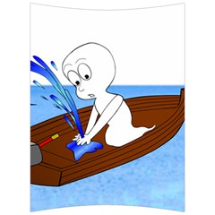 Spirit-boat-funny-comic-graphic Back Support Cushion by 99art