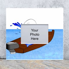 Spirit-boat-funny-comic-graphic White Wall Photo Frame 5  X 7  by 99art