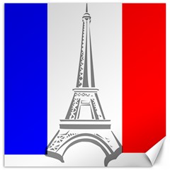 Eiffel-tower-france-flag-tower- Canvas 16  X 16  by 99art