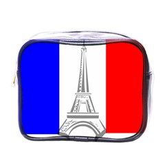 Eiffel-tower-france-flag-tower- Mini Toiletries Bag (one Side) by 99art