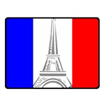 Eiffel-tower-france-flag-tower- Fleece Blanket (Small) 50 x40  Blanket Front