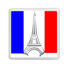 Eiffel-tower-france-flag-tower- Memory Card Reader (square) by 99art