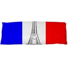 Eiffel-tower-france-flag-tower- Body Pillow Case Dakimakura (two Sides) by 99art