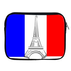 Eiffel-tower-france-flag-tower- Apple Ipad 2/3/4 Zipper Cases by 99art