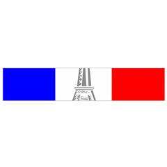 Eiffel-tower-france-flag-tower- Small Premium Plush Fleece Scarf by 99art