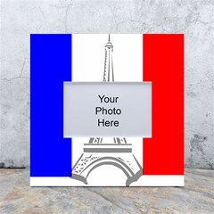 Eiffel-tower-france-flag-tower- White Box Photo Frame 4  X 6  by 99art