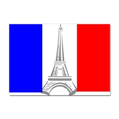 Eiffel-tower-france-flag-tower- Crystal Sticker (a4) by 99art