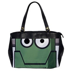 Cartoon-cute-frankenstein-halloween Oversize Office Handbag by 99art