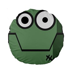 Cartoon-cute-frankenstein-halloween Standard 15  Premium Round Cushions by 99art