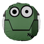 Cartoon-cute-frankenstein-halloween Large 18  Premium Flano Round Cushions Front