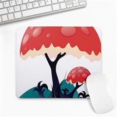 Tree-art-trunk-artwork-cartoon Large Mousepad by 99art