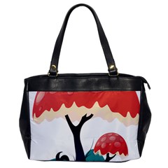 Tree-art-trunk-artwork-cartoon Oversize Office Handbag by 99art