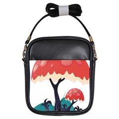 Tree-art-trunk-artwork-cartoon Girls Sling Bag by 99art