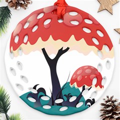 Tree-art-trunk-artwork-cartoon Ornament (round Filigree) by 99art