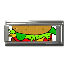 Hamburger-cheeseburger-fast-food Superlink Italian Charm (9mm) by 99art